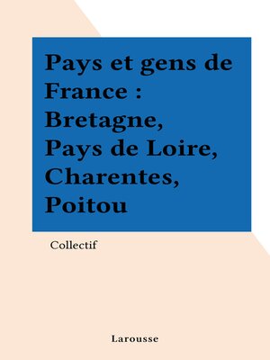 cover image of Pays et gens de France